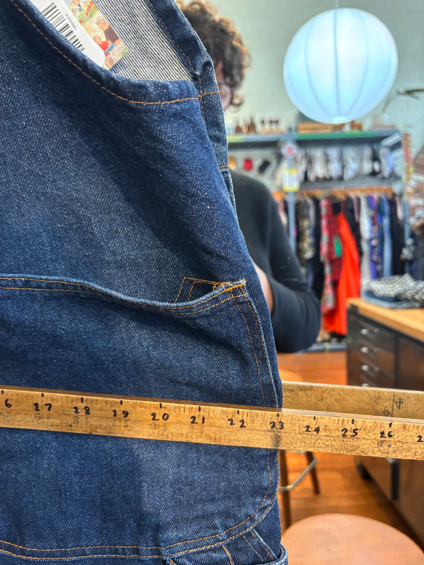 size XL dark wash vintage Western Garment Co. overalls - vintage