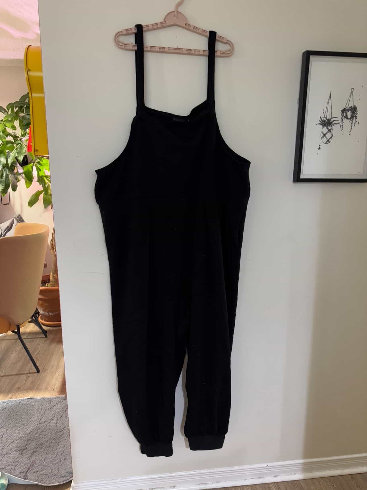 size 2 black soft Copper Union overalls