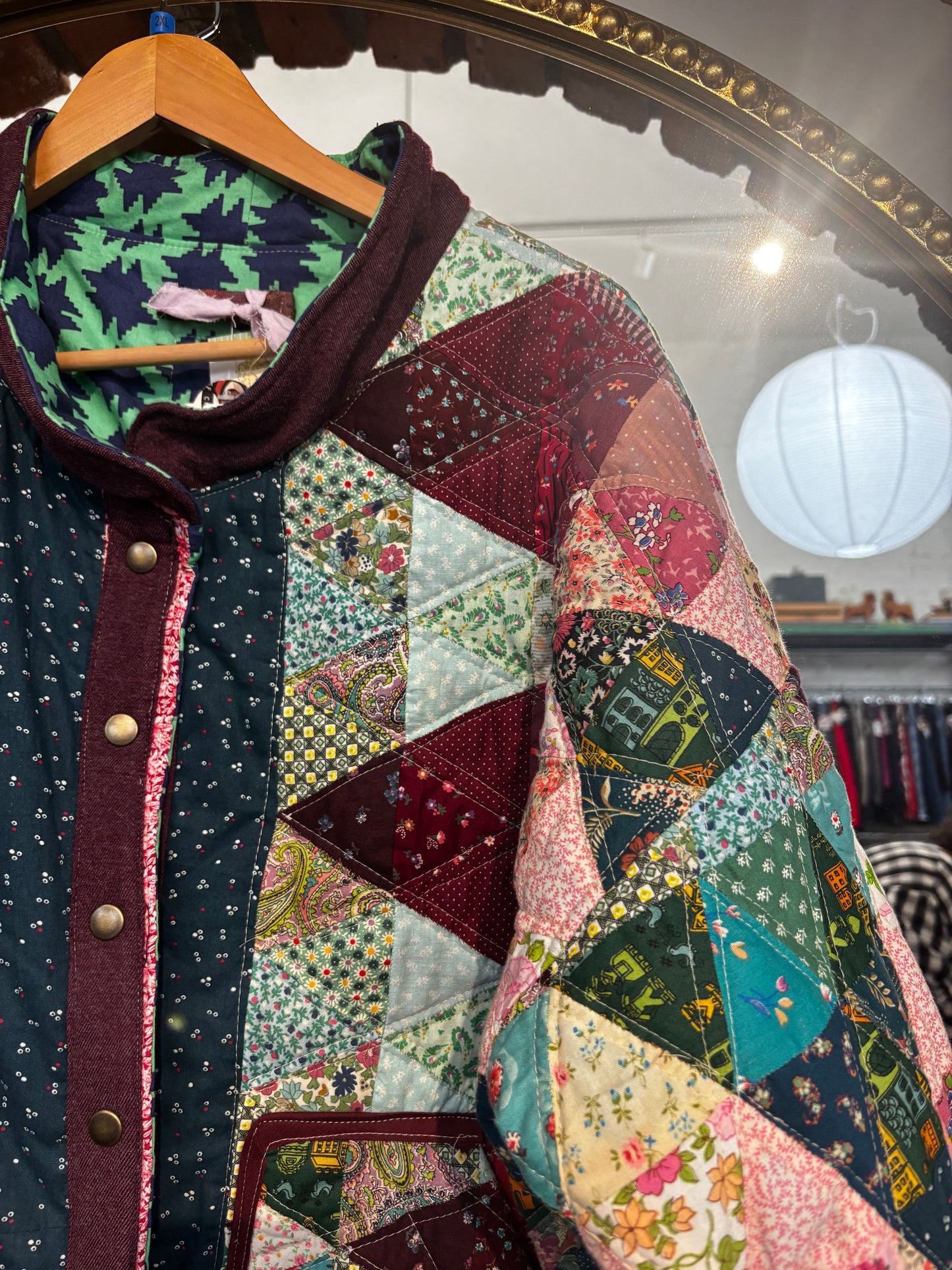 size 2X quilted jacket by Woodbrick