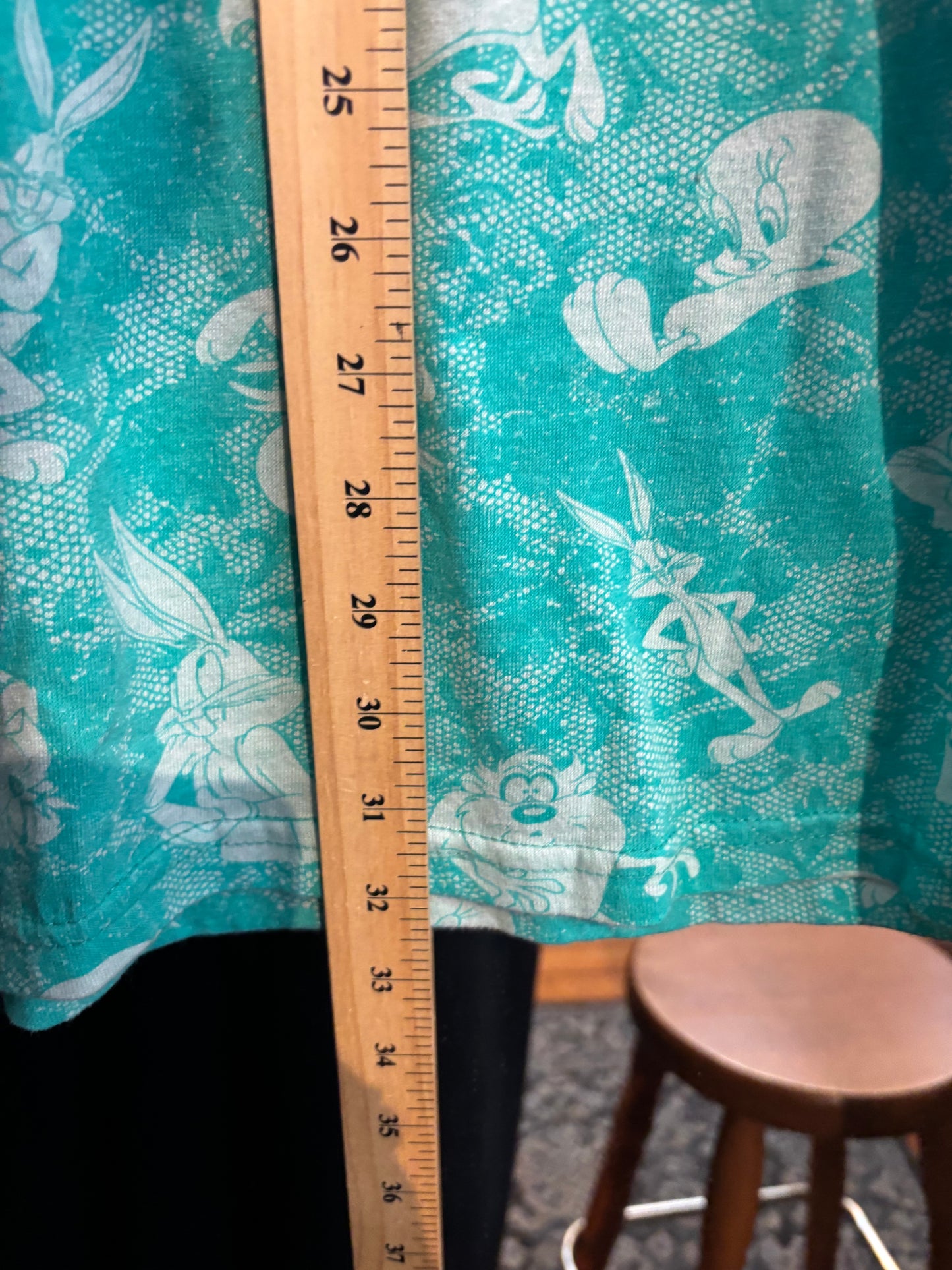 size XL/XXL teal sylvester RARE VINTAGE Flirts graphic tee