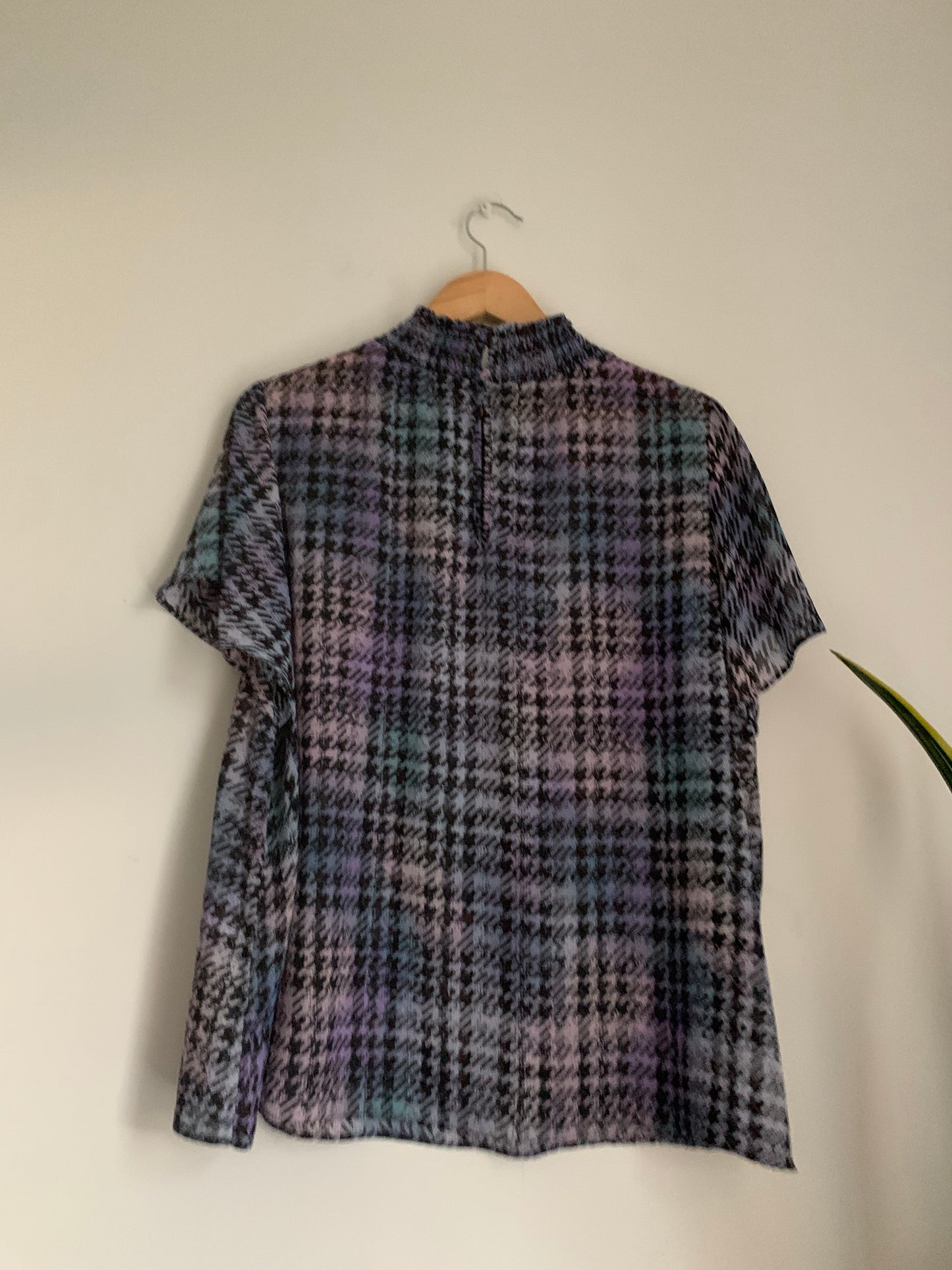 Size 2X Mock Neck Blouse