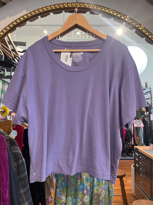 size 4XL lavender Bedroom COTTON ribbed Big Bud Press tee