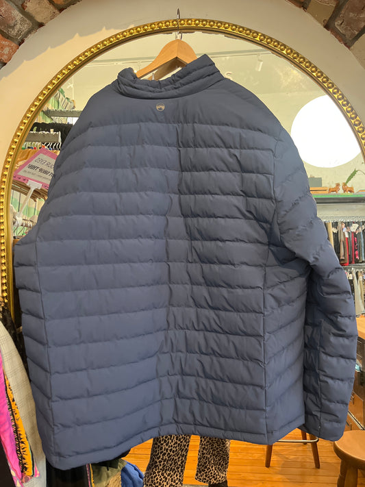 size 5XL navy puffer Wind River jacket - hyperdry
