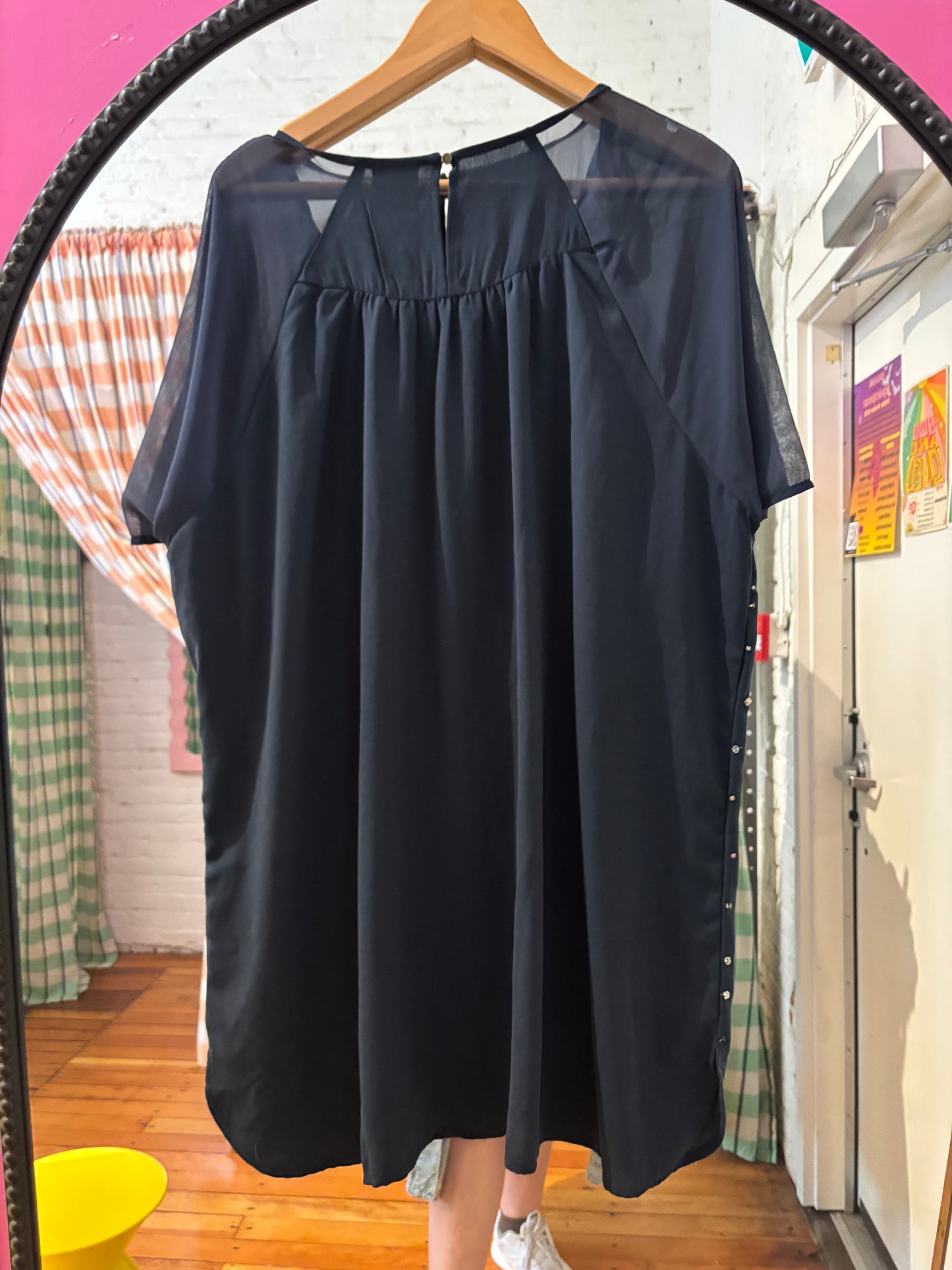 size 50 navy with bejewelled Juna Rose dress