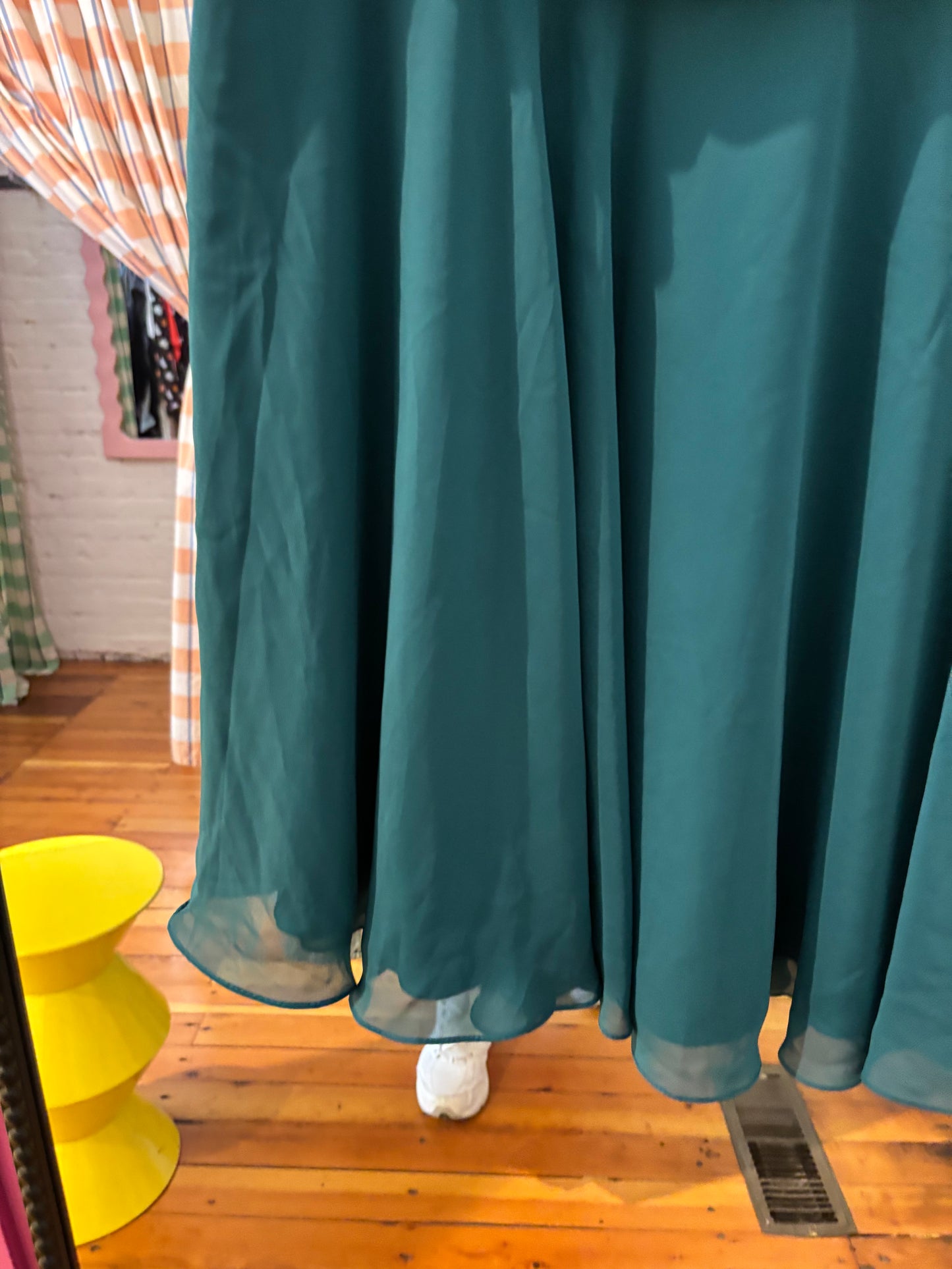 size 3-4X teal JJ's House fancy dress