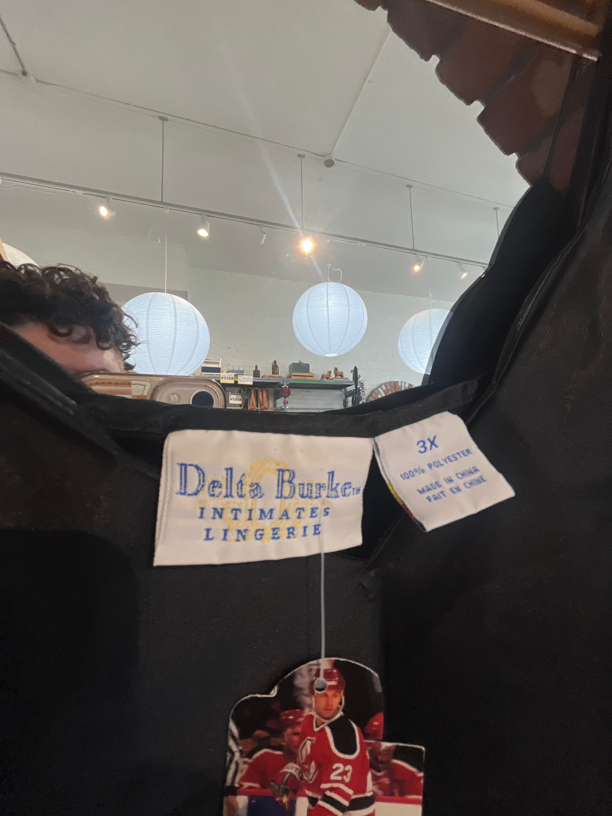 size 3X black satin VINTAGE Delta Burke sex dress