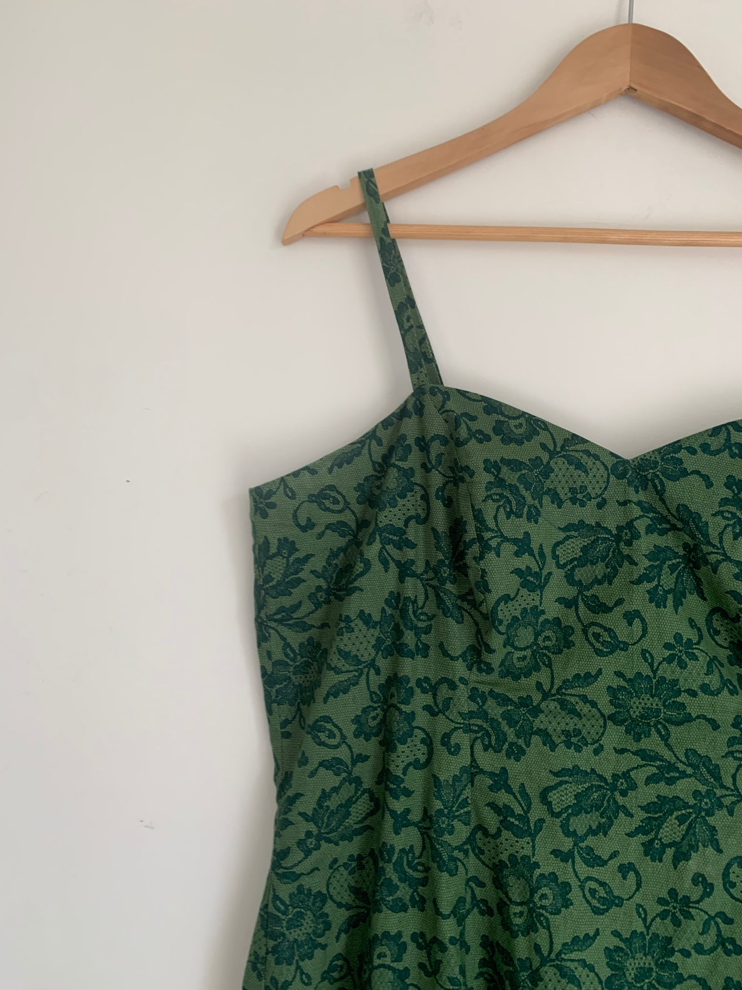 Size 18 Green and green Bon Bon Dress