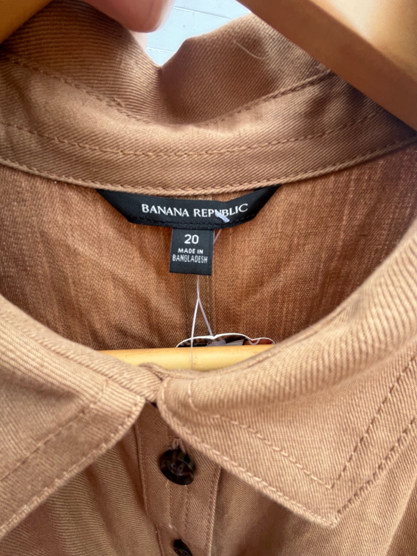 Size 20 Sand Banana Republic Romper