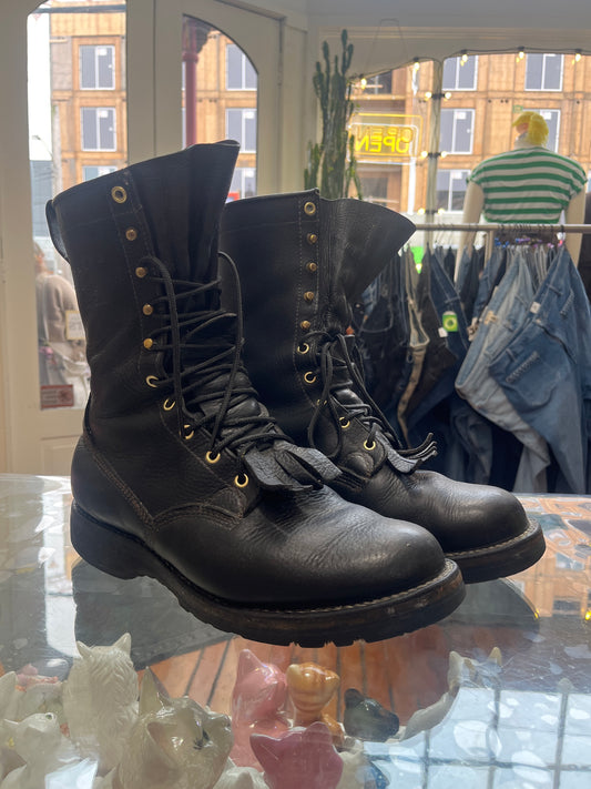 size 13ish black leather Viberg boots - chokerman