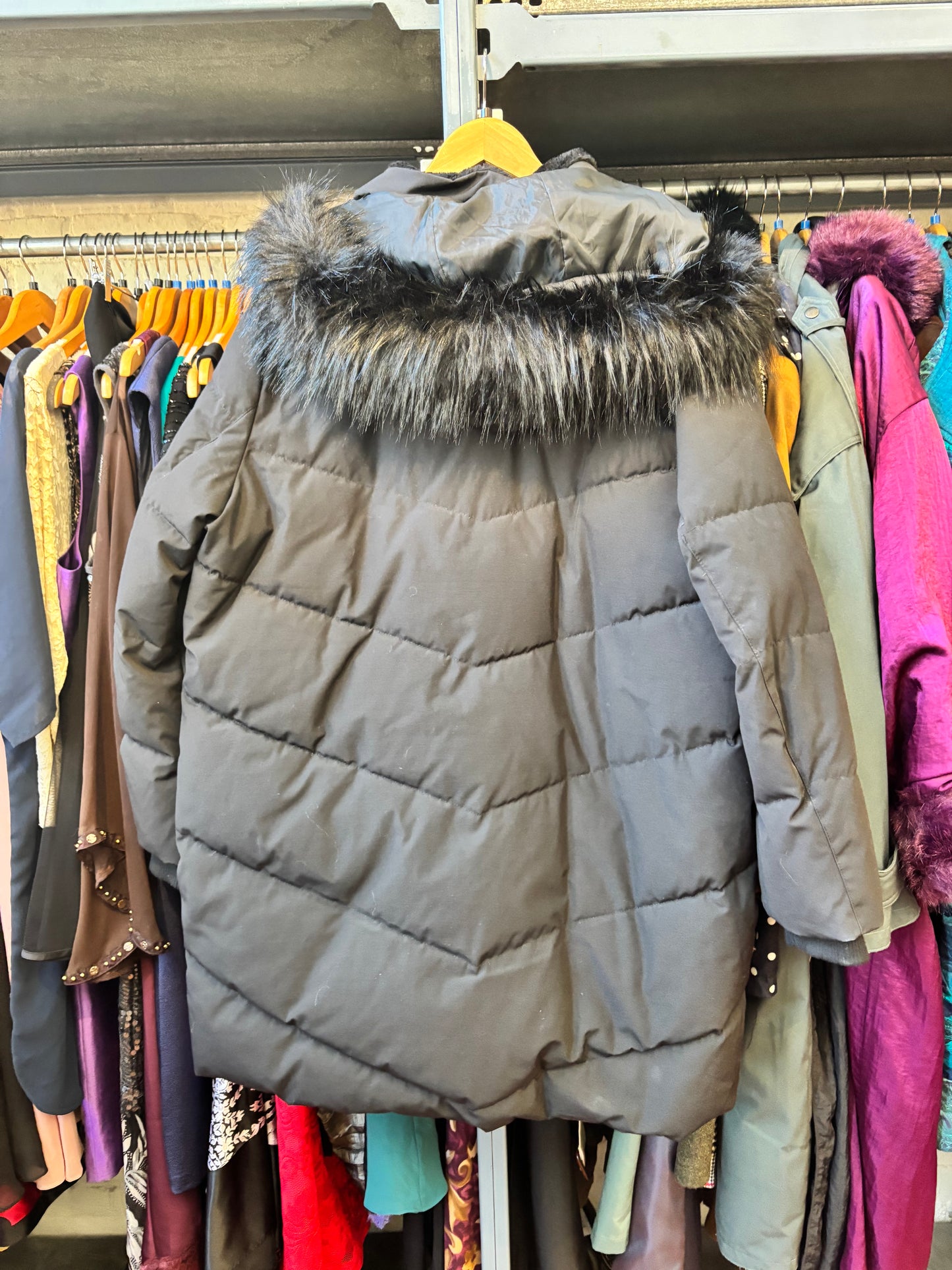 Size 1X black Pennington’s puffer jacket NWOT