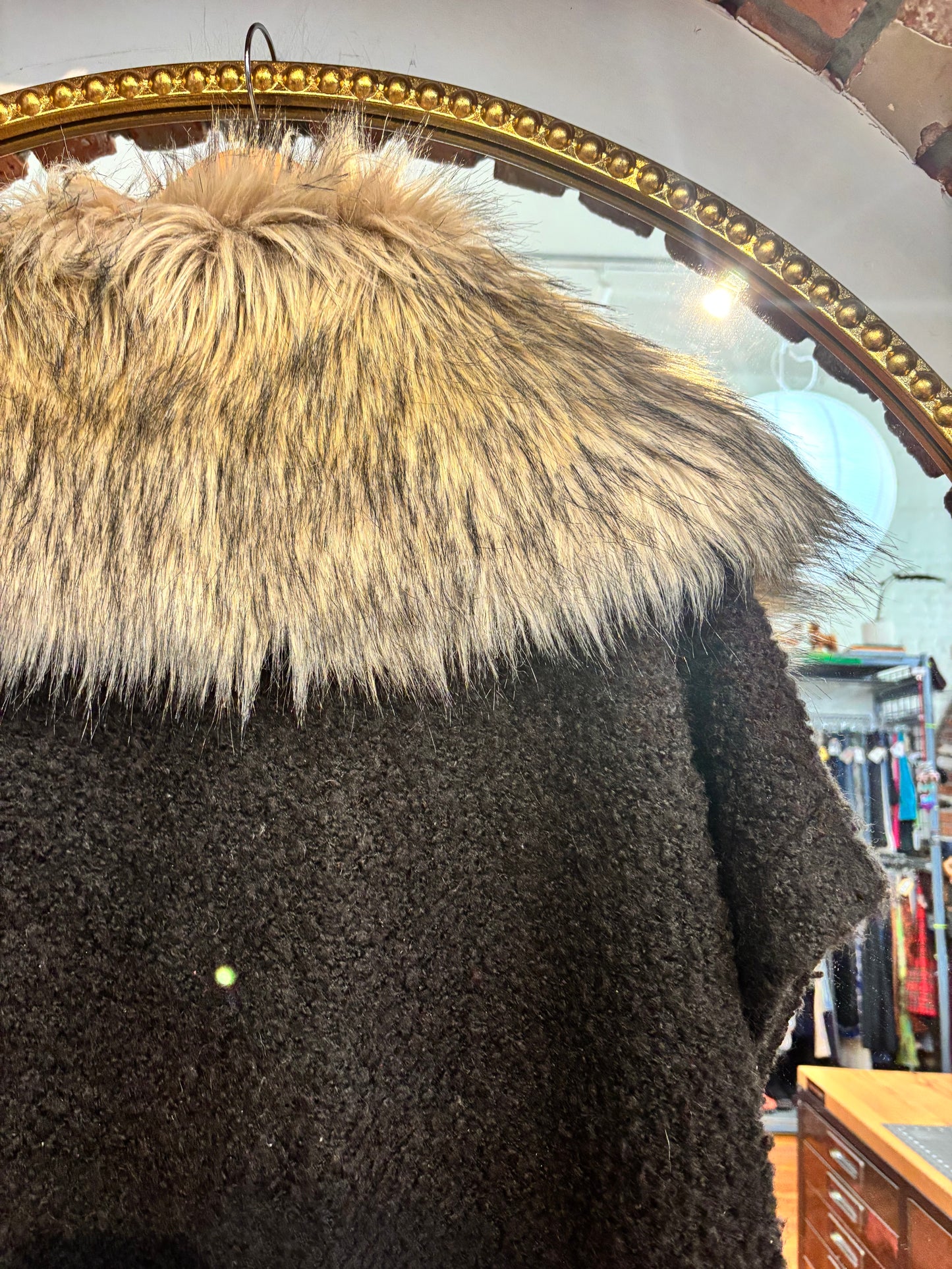 Size 3X black teddy Melissa McCarthy jacket
