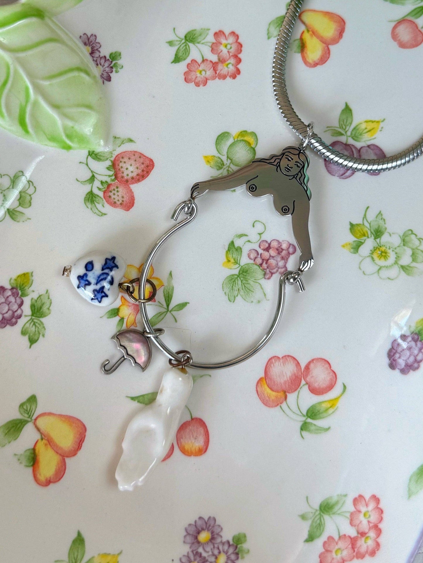 Bosom Buddy Charm Holder Pendant Necklace