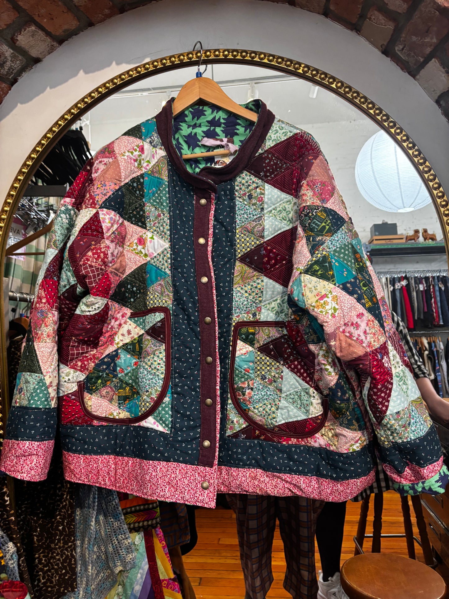 size 2X quilted jacket by Woodbrick