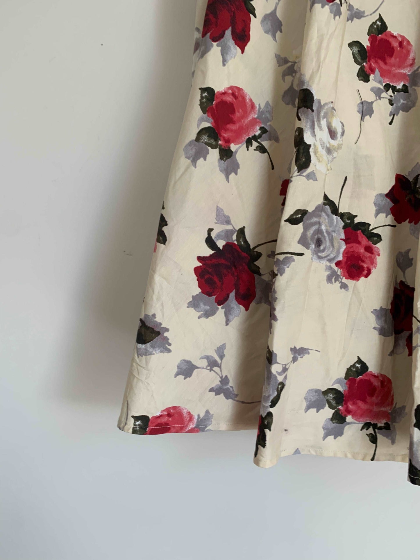 1X Hell Bunny floral-Skirt