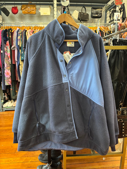 Alder size 5/6X go-far 2.0 fleece button up - NWT