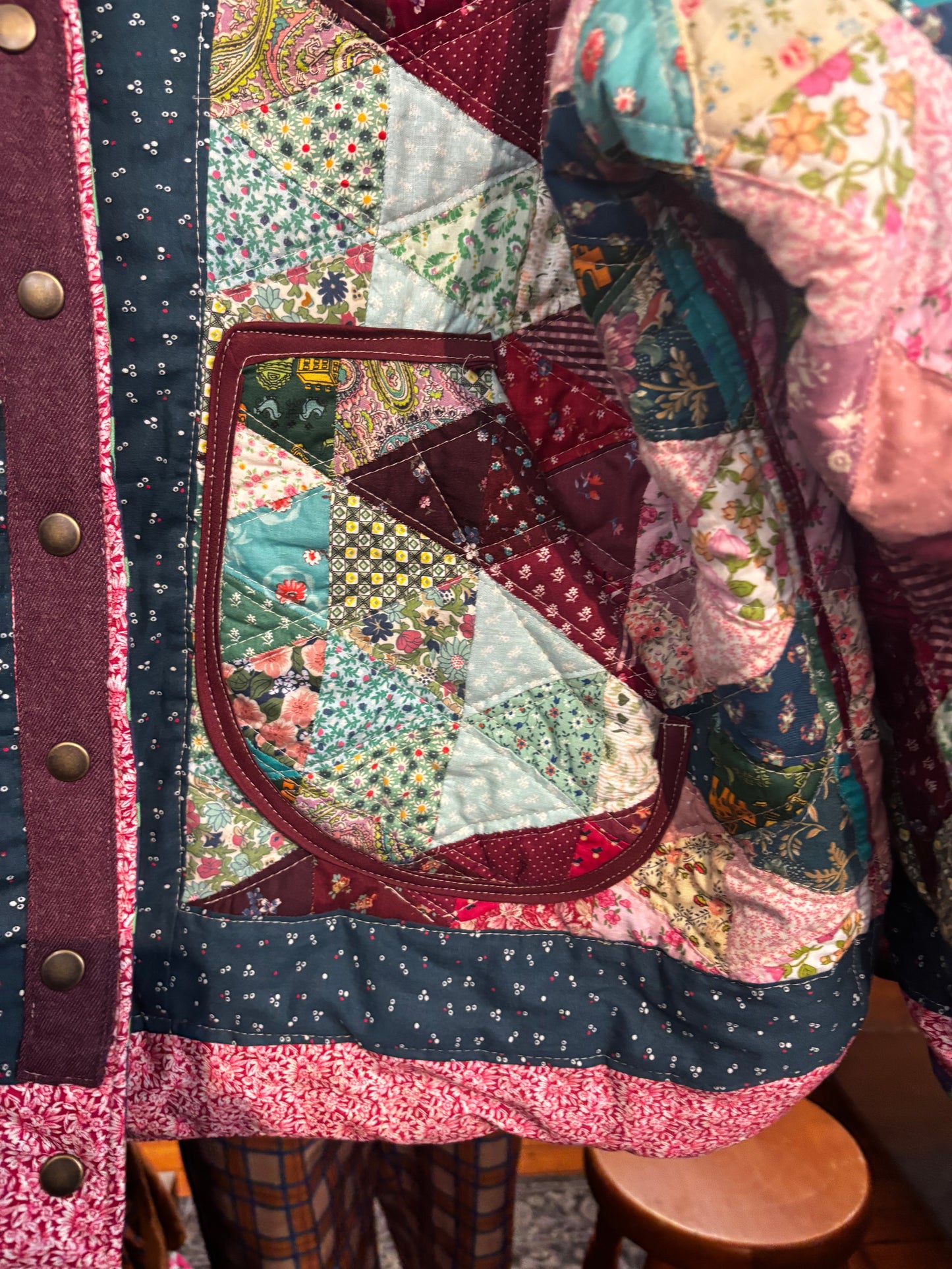 size 2X quilted jacket by Woodbrick