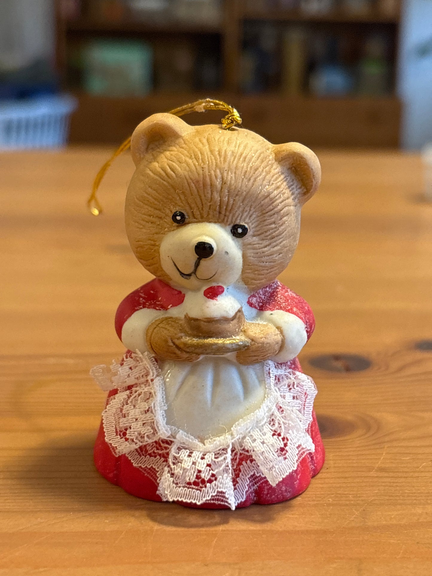 1980s JASCO little chimer bear ornament