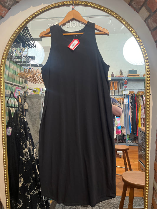 Size M black stretch Universal Standard dress - tank