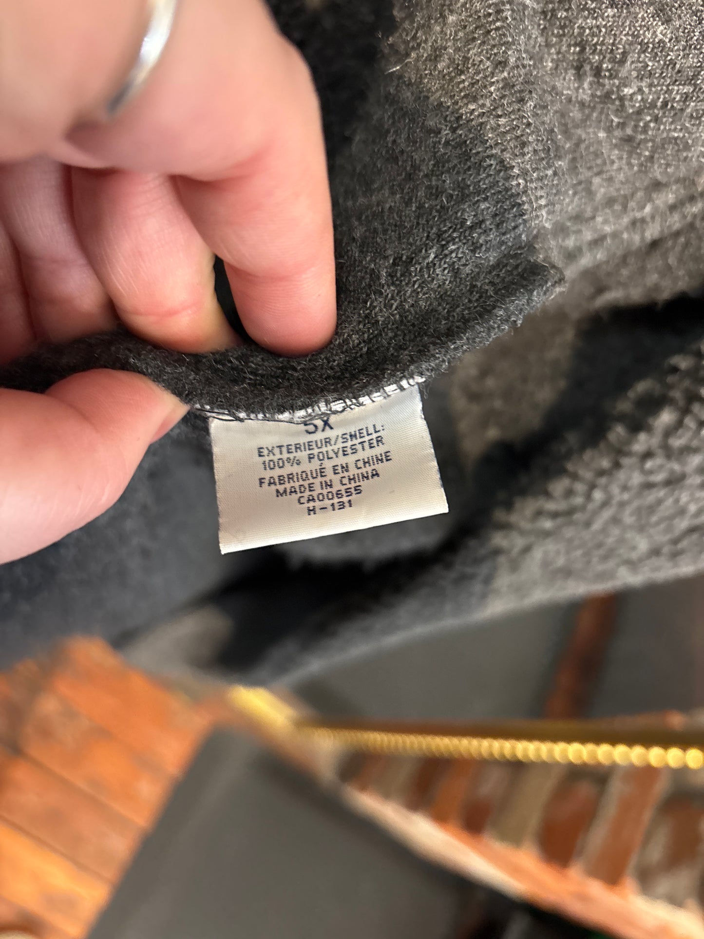 Size 5X sherpa vintage PS career elements