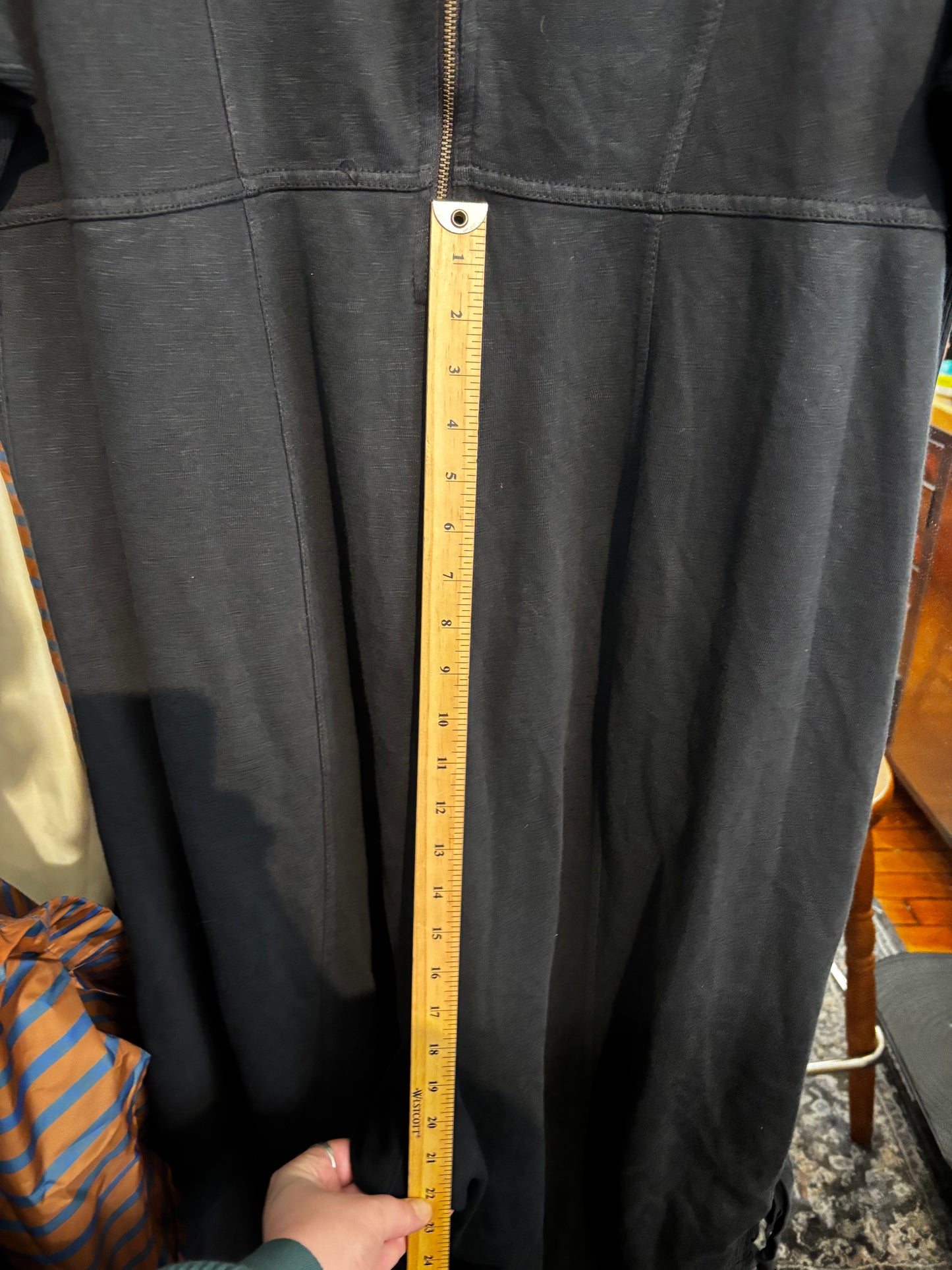 size 3X black cotton mixed fabric Daily Practice jumpsuit