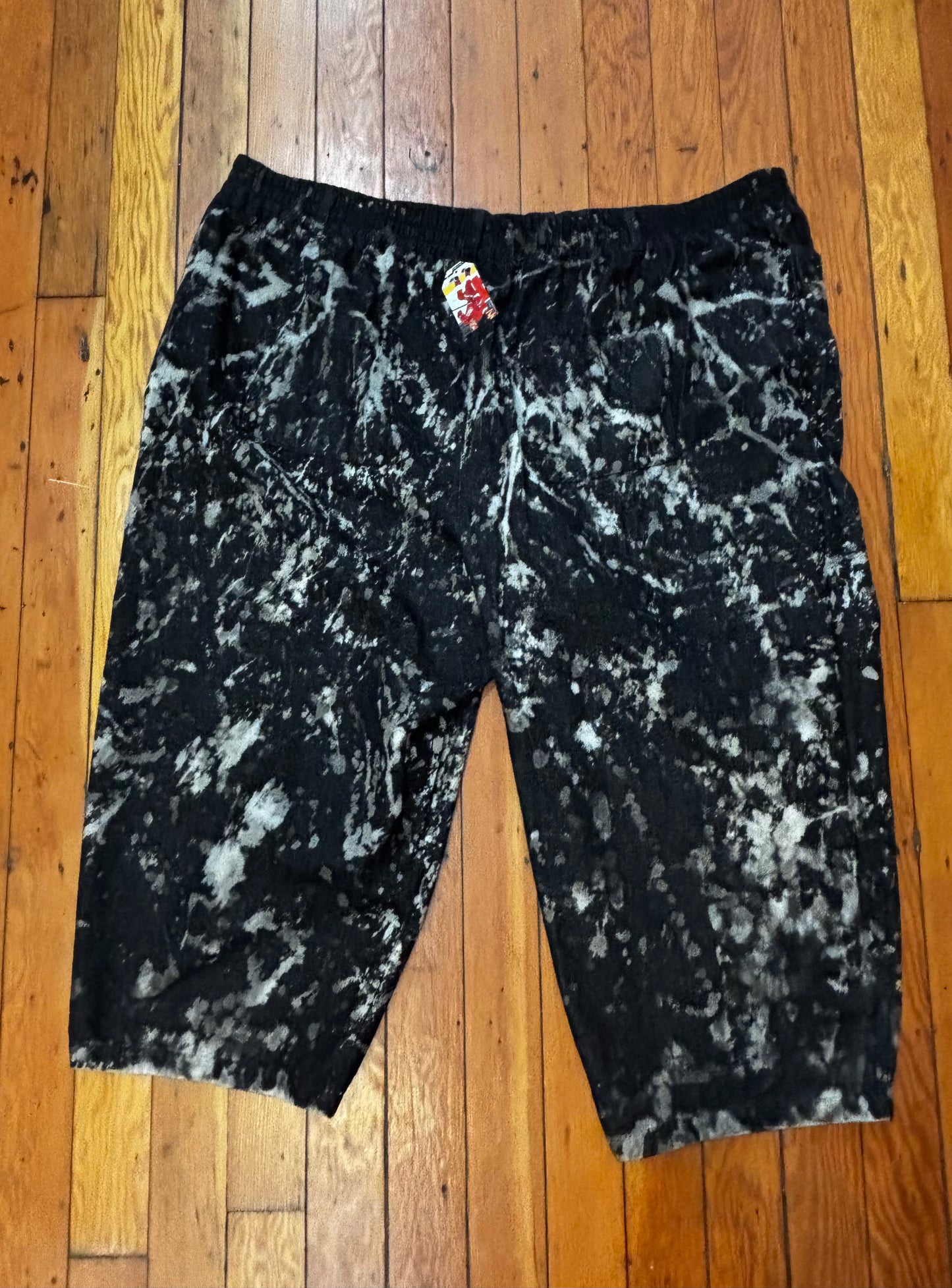 size 5X Ulla Jeans - charcoal black bleach dyed