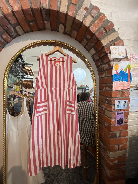 Size XXL red white striped April Cornell dress - tank