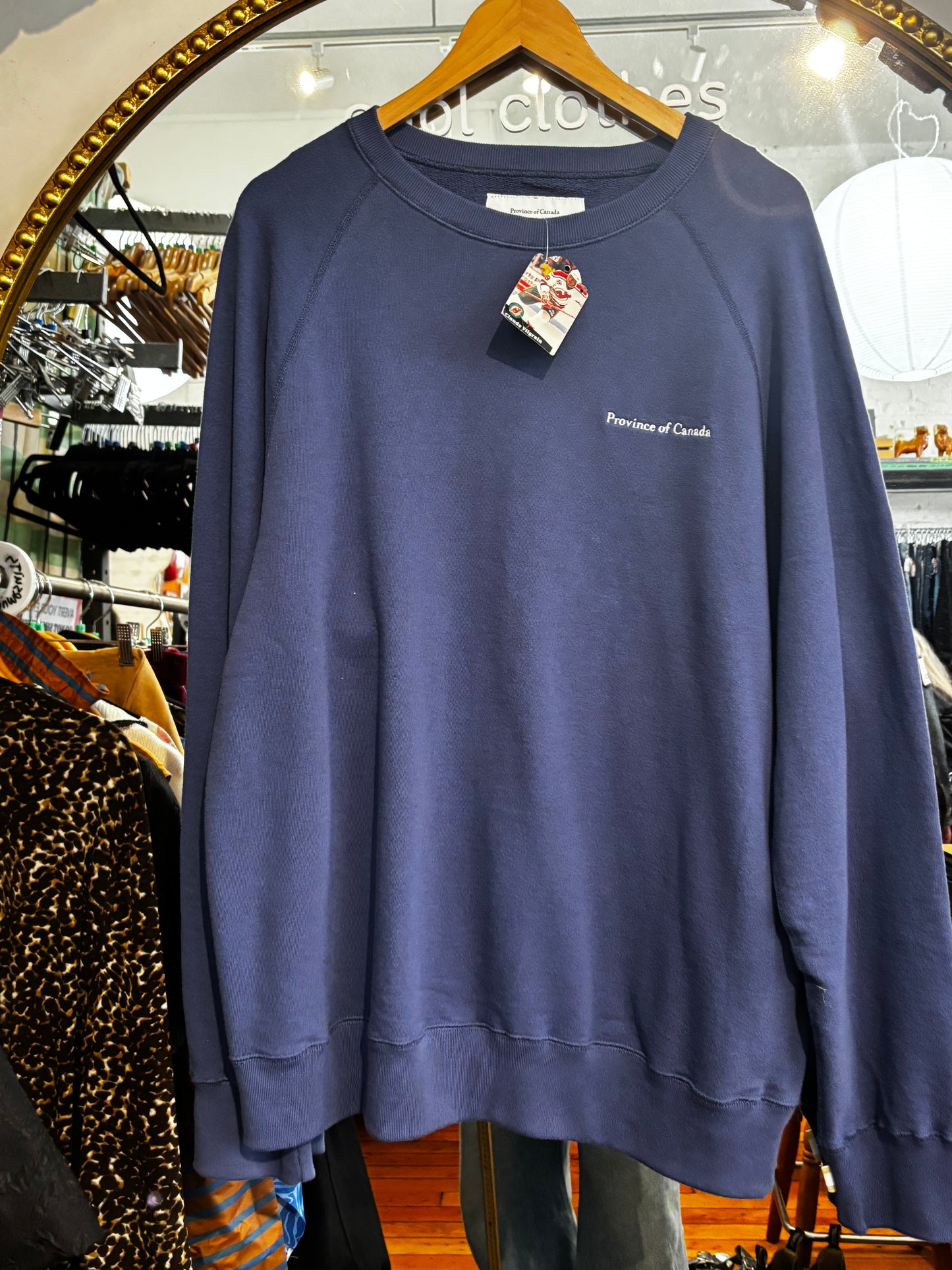 size XXL French blue NWOT Province of Canada sweater - pull over