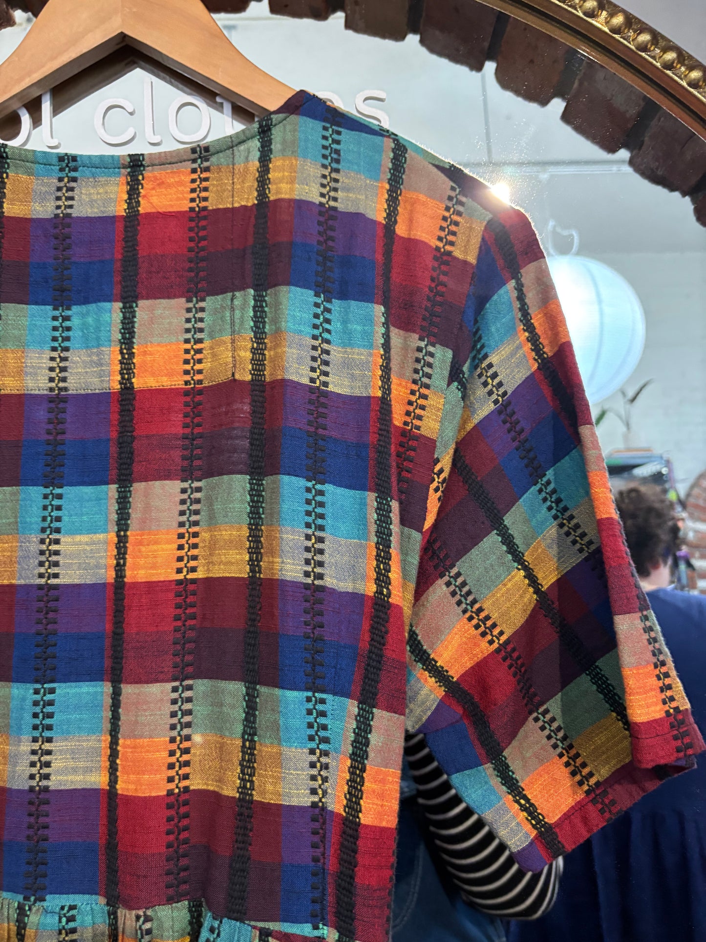 Size XL bright plaid Ace and Jig dress