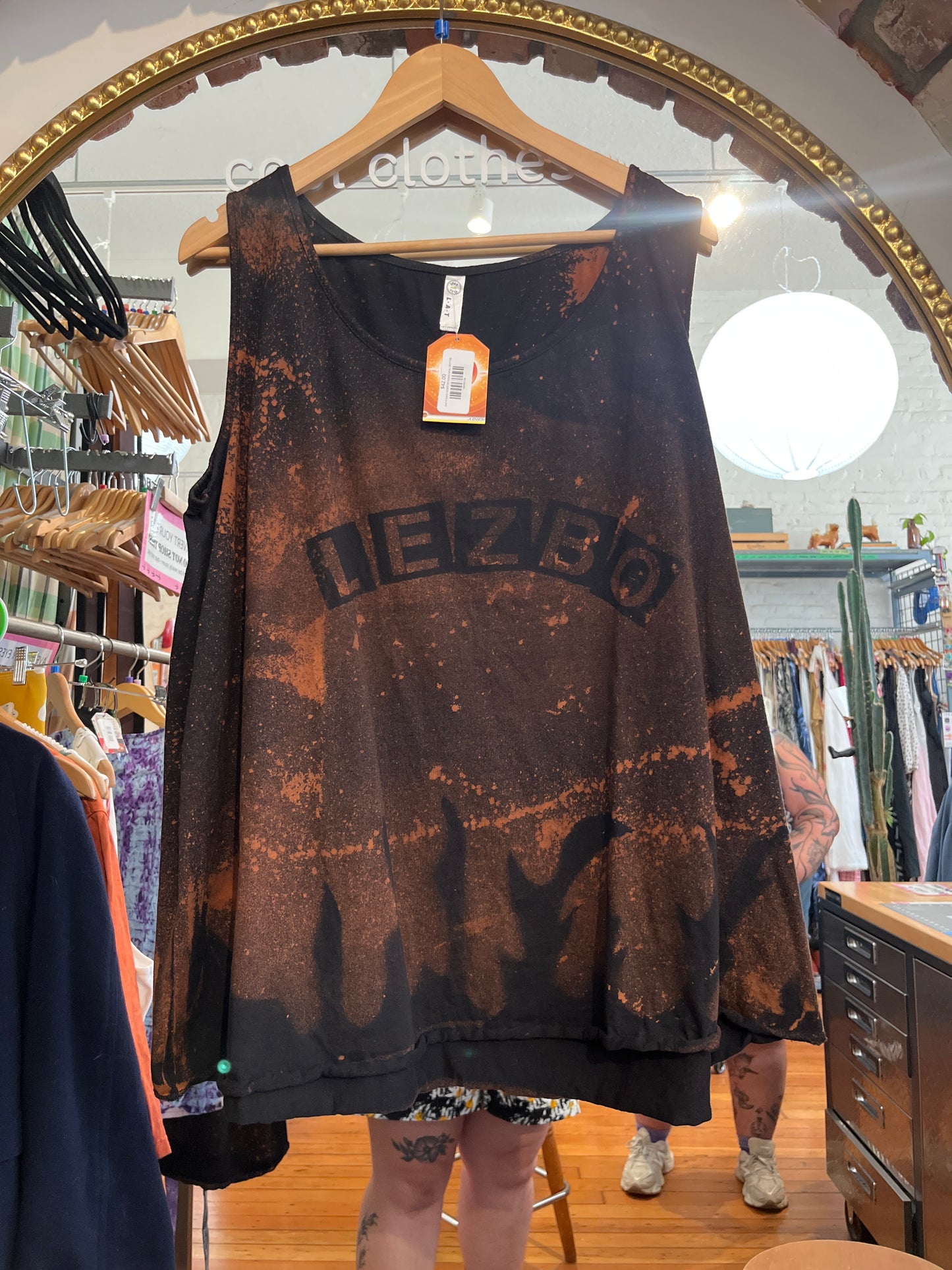 size 4 black LEZBO BS brand tank