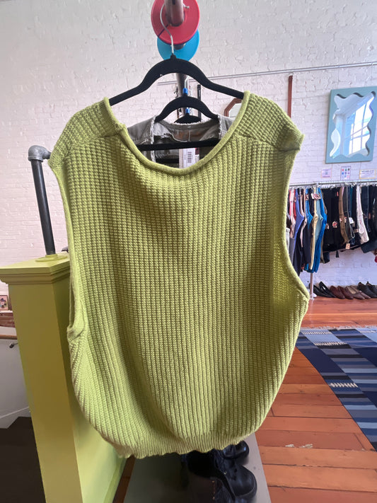 size flex green light 0 vest - knit