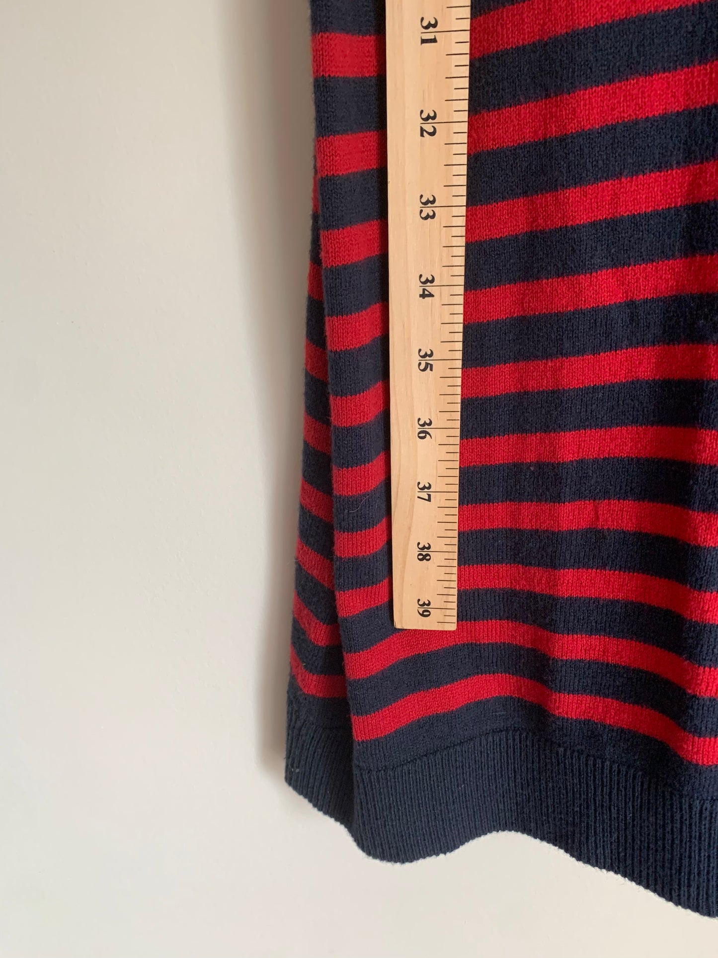 Size XL Red-Navy Stripe Joe Fresh Dress