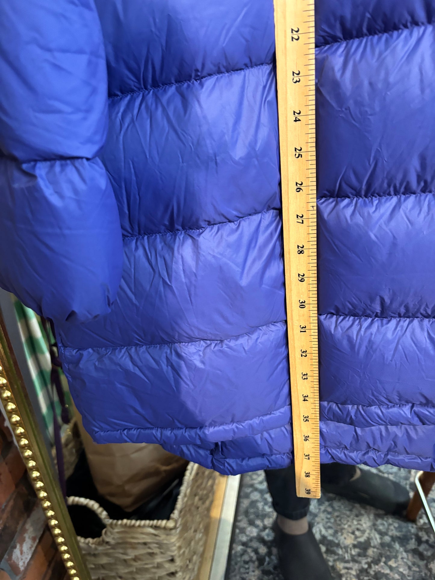 size 5X purple down D/C jacket - puffer