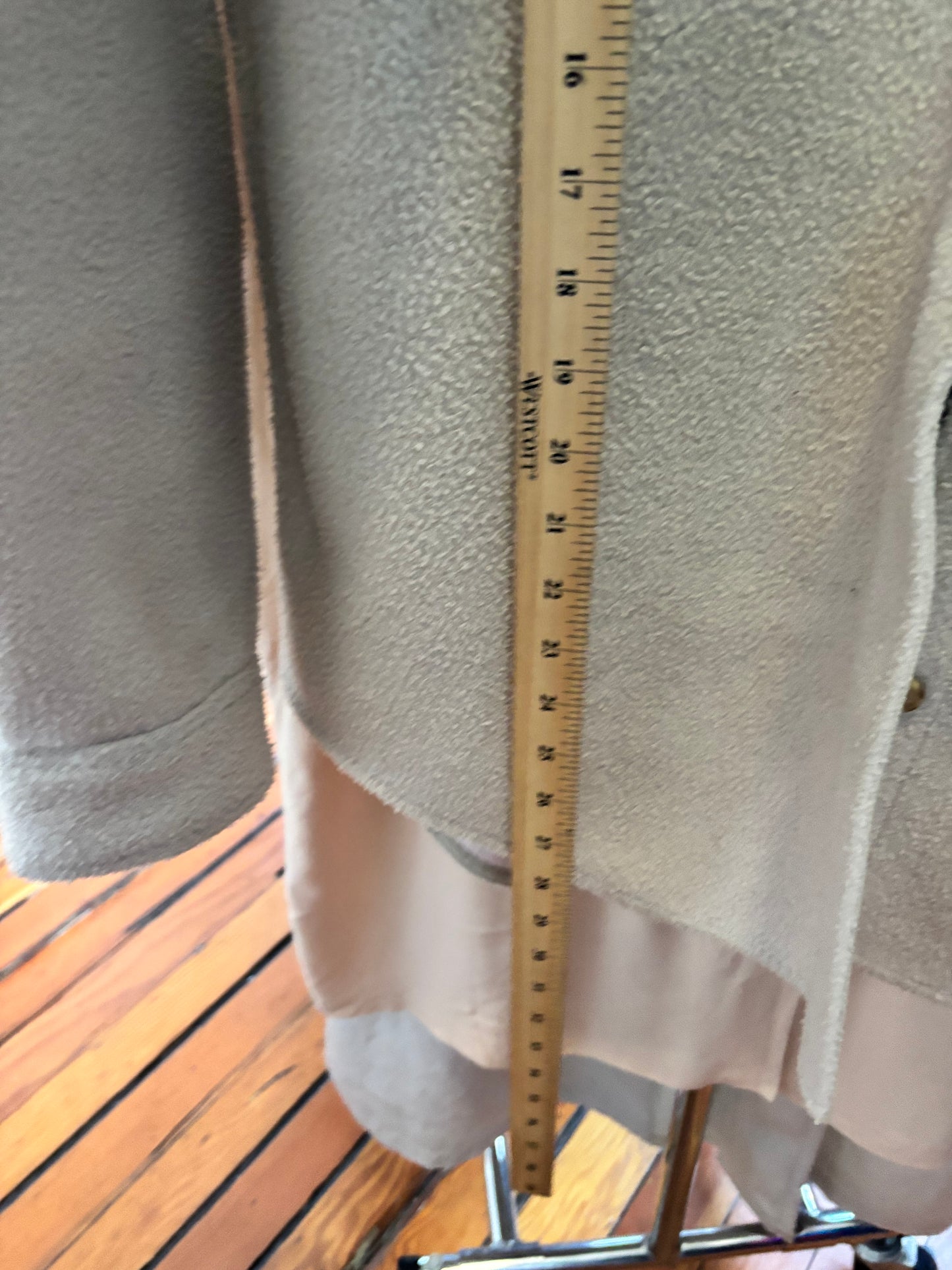 size L cream fuzzy Jackson Rowe shacket
