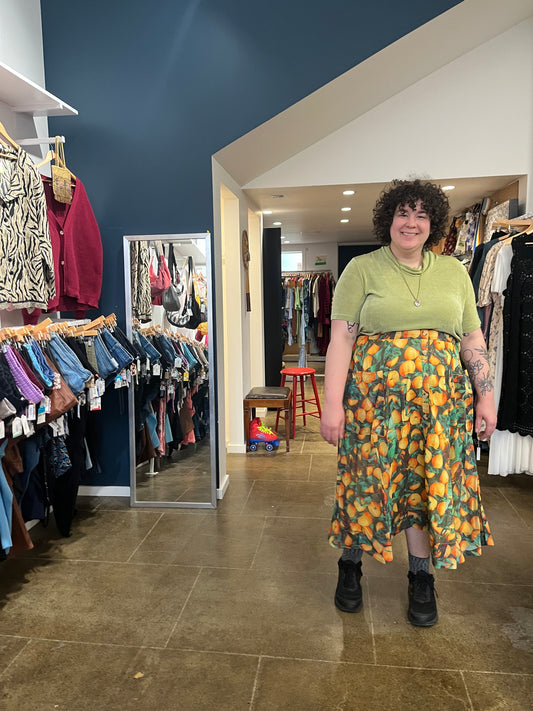 Size 20 Citrus pattern Maeve by Anthropologie Skirt