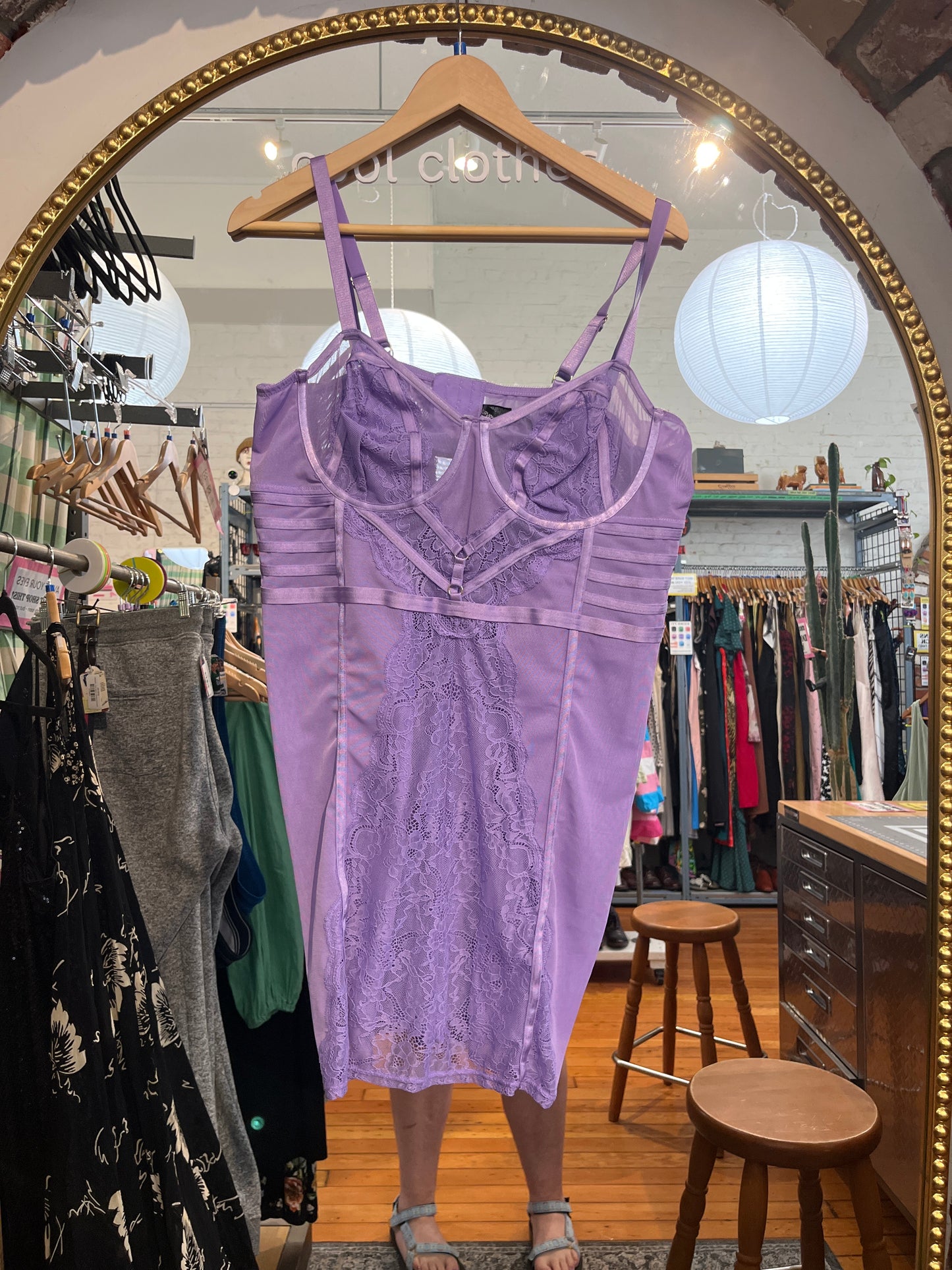 size 2X Torrid  lilac Lacey sex dress Torrid