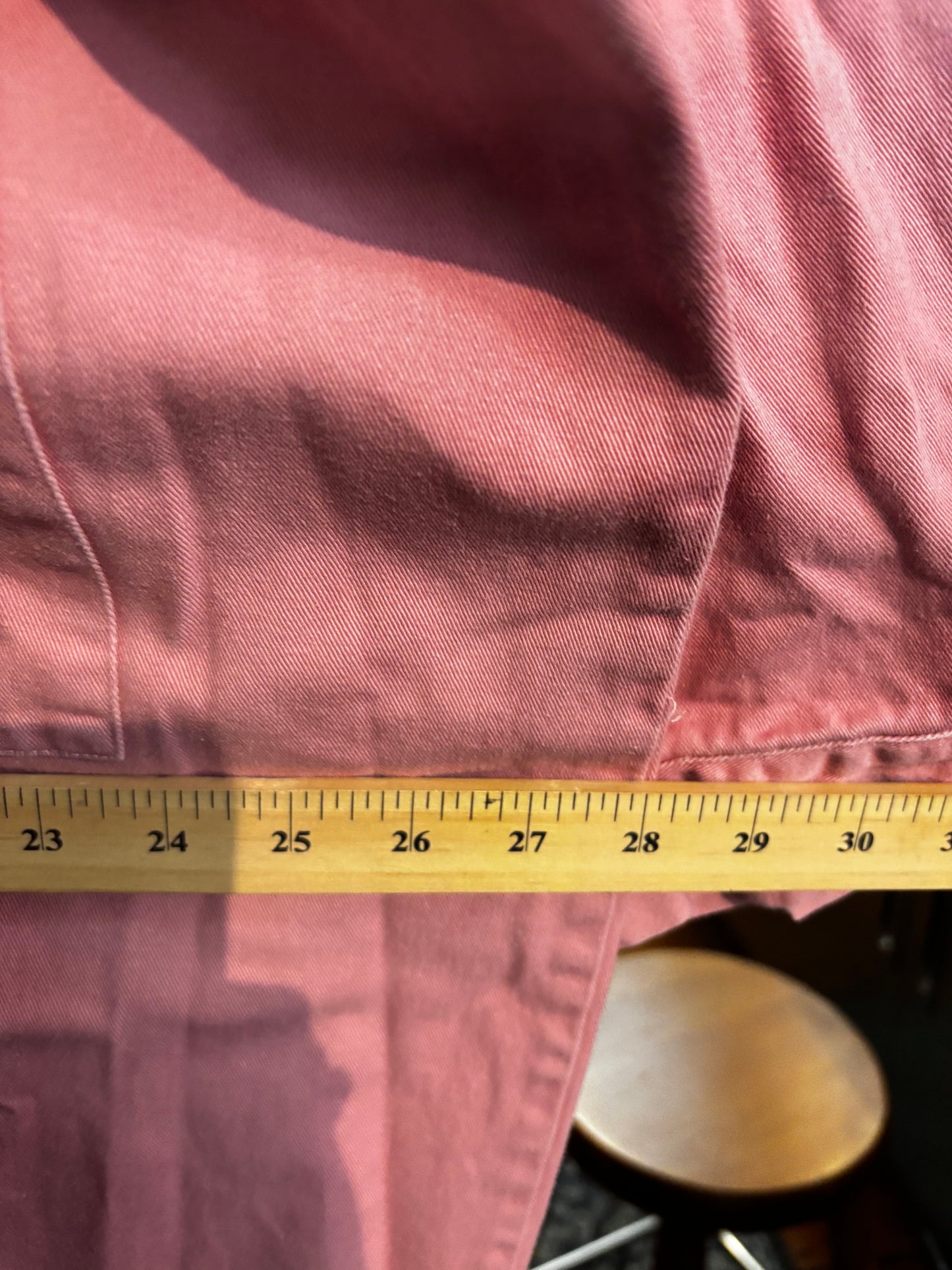 size 3X Red Sky pink cotton boilersuit