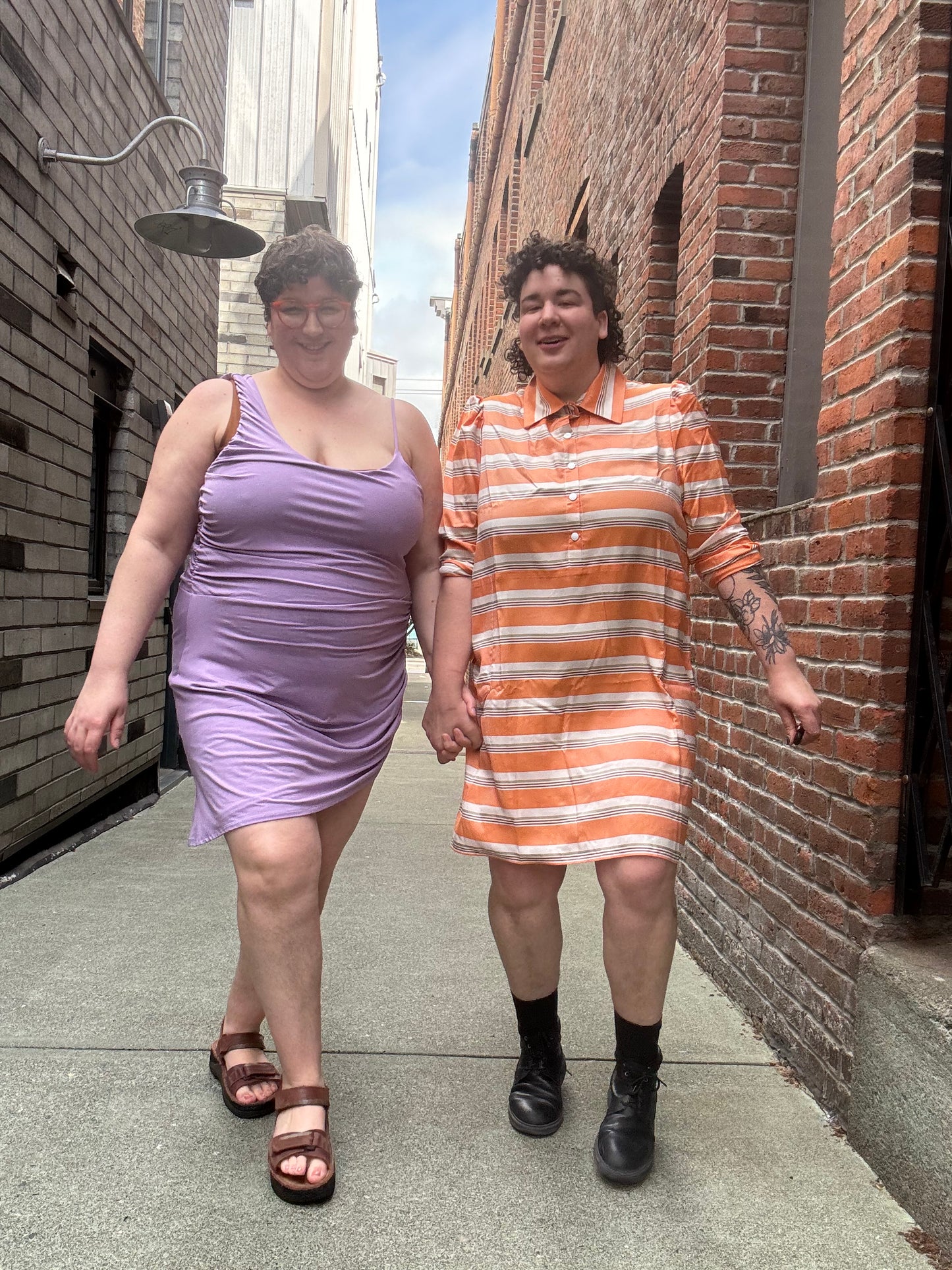 Lavender Hilary Macmillan Asymmetrical Dress