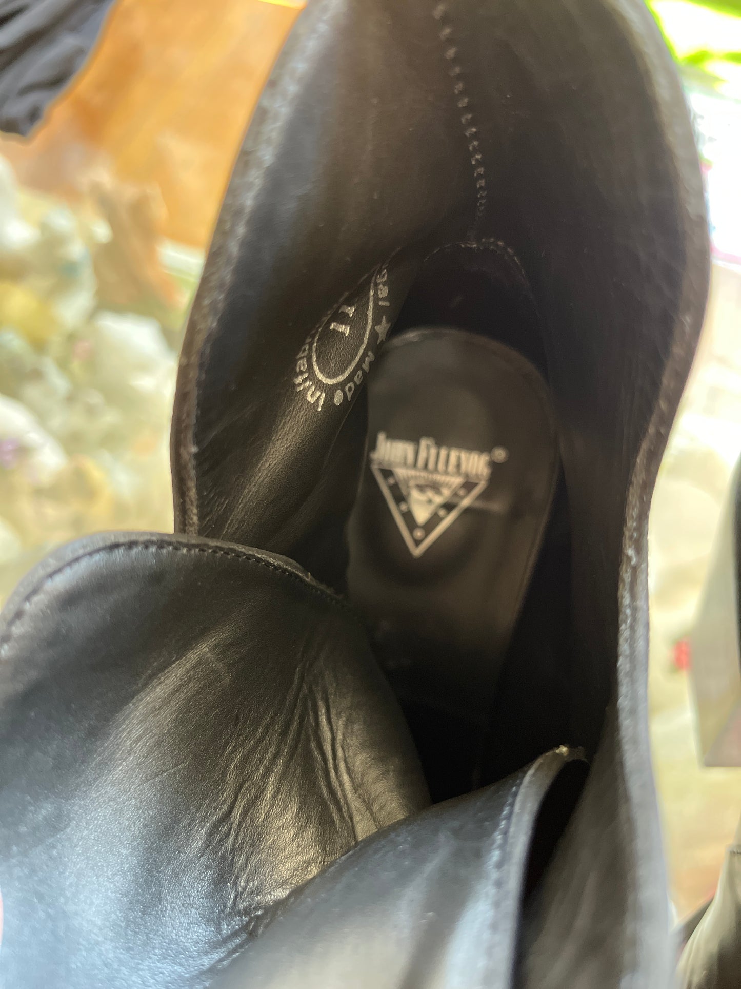 size 11 Seda Oil Black Fleuvog boots - prince george