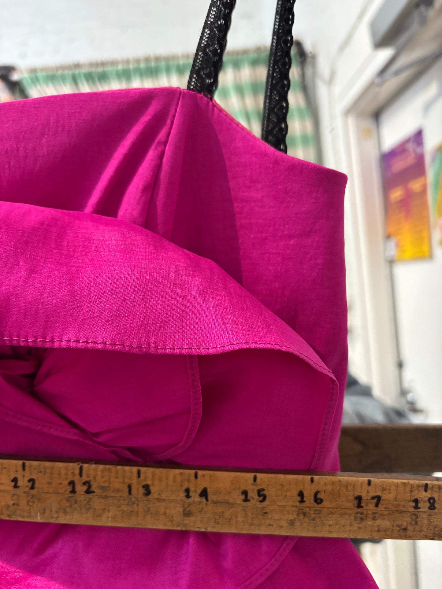 size 18 fuschia  vintage Jolie dress - cocktail