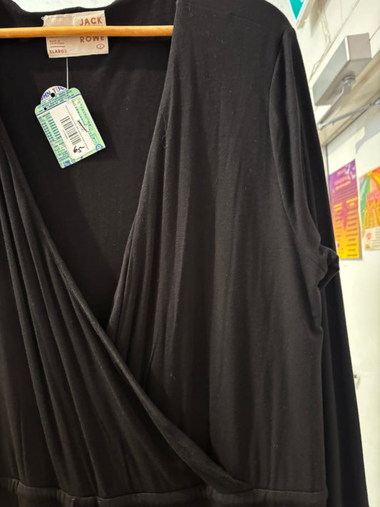 size XLarge black super soft Jackson Rowe jumpsuit