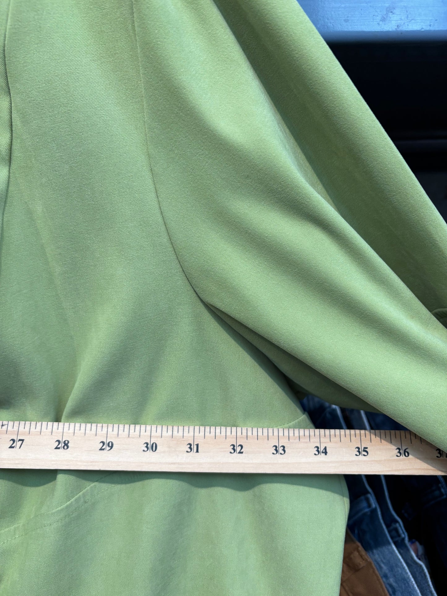 size flex brushed chartreuse VINTAGE dress jacket