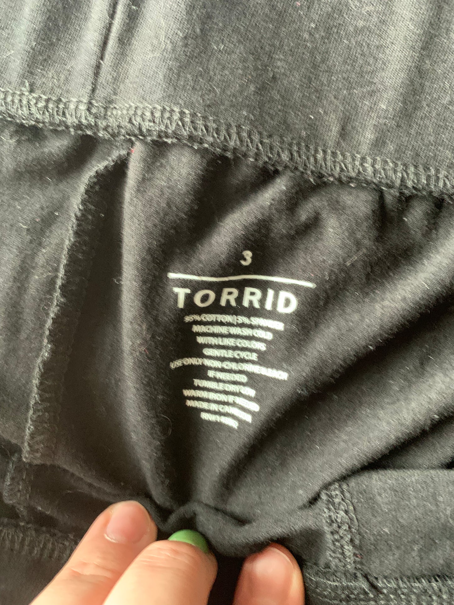 Size 3X Black Torrid Shorts