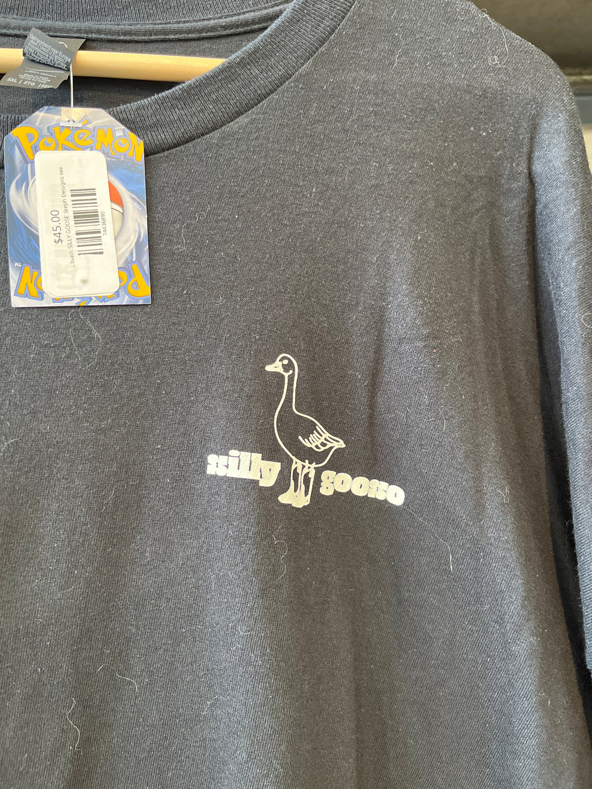 size 5XL black SILLY GOOSE Steph Designs tee