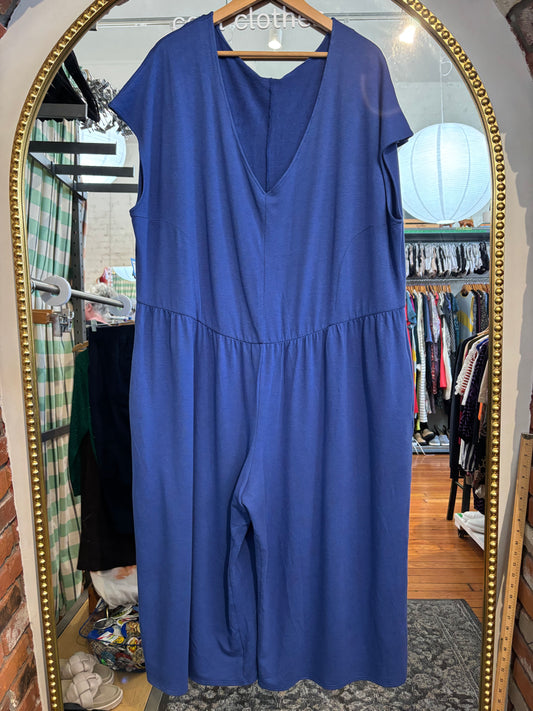 Size 4X royal blue Smash+Tess jumpsuit
