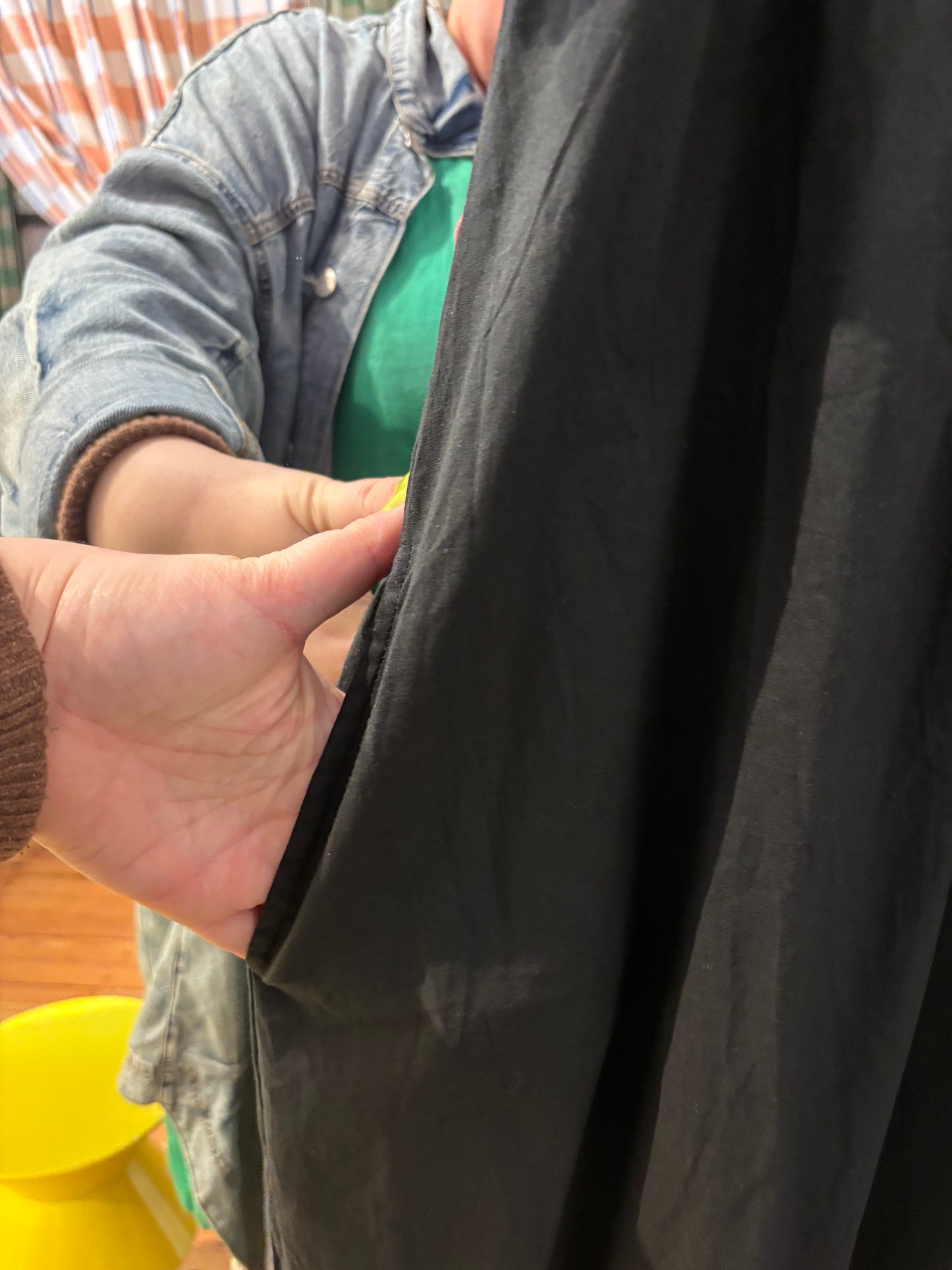 size 3X black cotton Adrift Signature dress - long