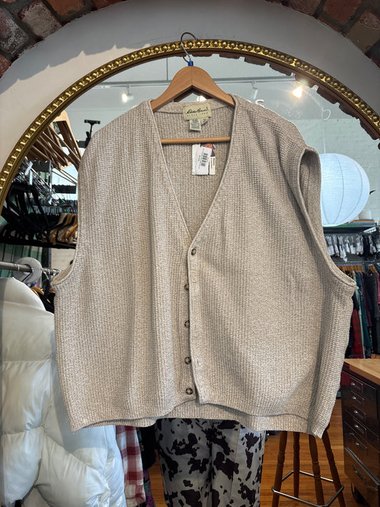 size XXL vintage cotton Eddie Bauer vest