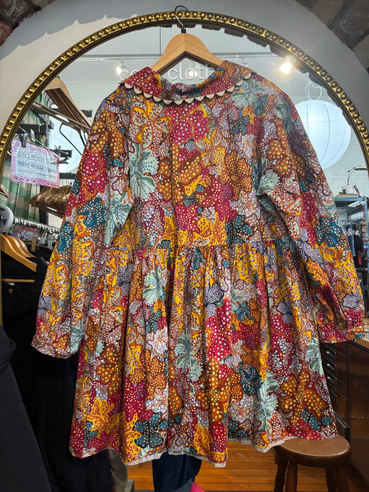 Size 1X psychadelic floral Kika Vargas Target collab dress