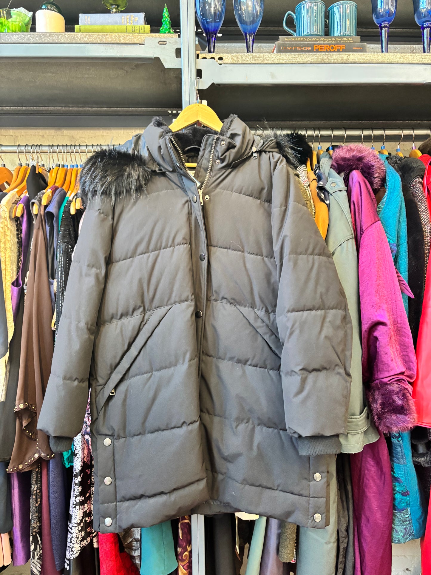 Size 1X black Pennington’s puffer jacket NWOT