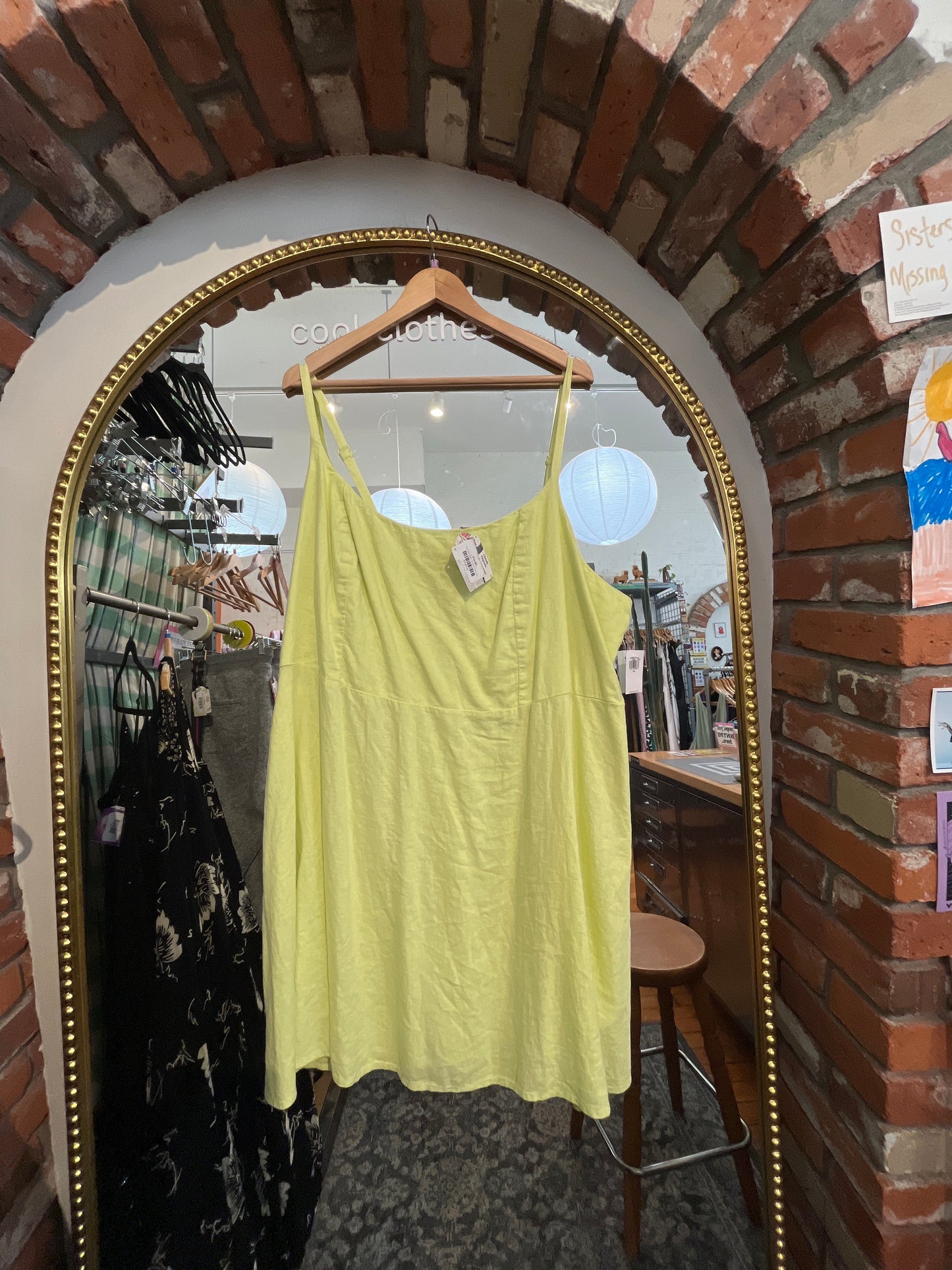 size 4X NWT bright lime Old Navy dress - cami