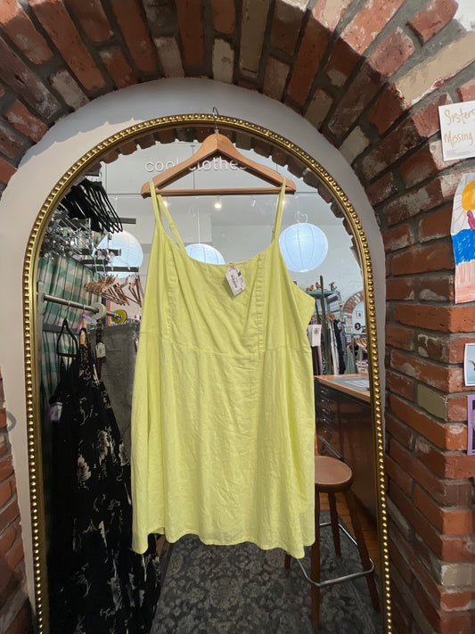 size 4X NWT bright lime Old Navy dress - cami